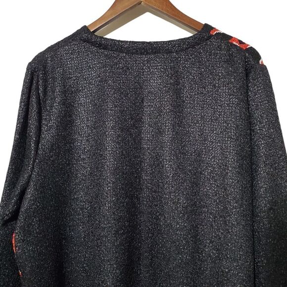 Chico’s Travelers Jacket Size L (2) Chinese Asian Crinkle Open Front Womens - Picture 5 of 10